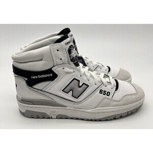 New Balance 650R High Top Shoes Mens US Sz 9.5 Women Sz 11 ,Black White BB650RWH